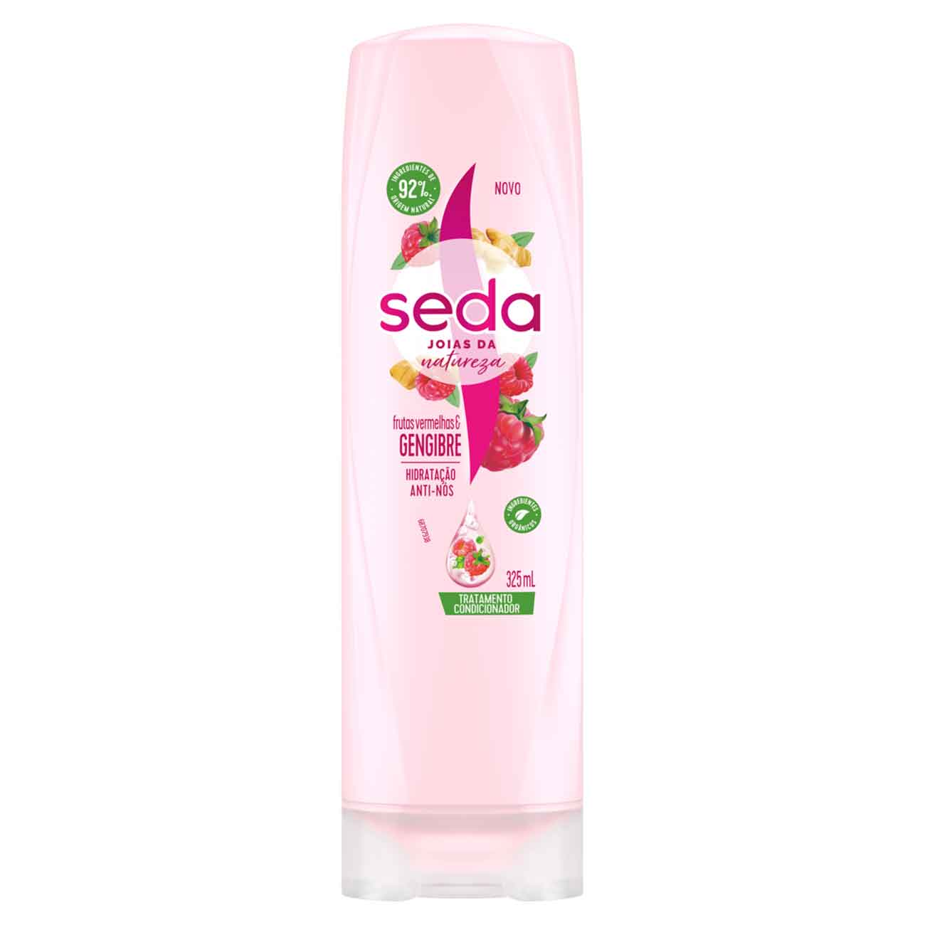 CONDICIONADOR SEDA 325ML FRUTAS VERMELHAS E GENGIBRE HIDRATAÇÃO ANTI NOS