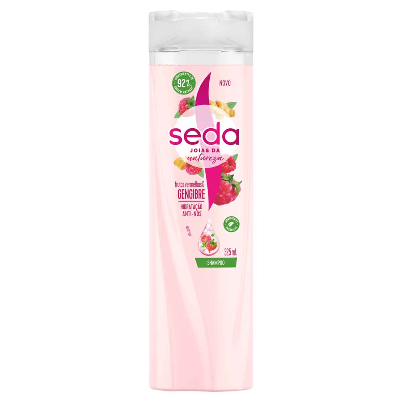 SHAMPOO SEDA 325ML FRUTAS VERMELHA E GENGIBRE