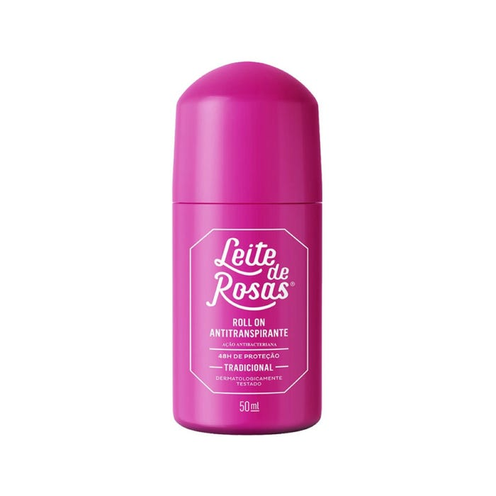 DESODORANTE ROLLON LEITE DE ROSAS 50ML TRADICIONAL