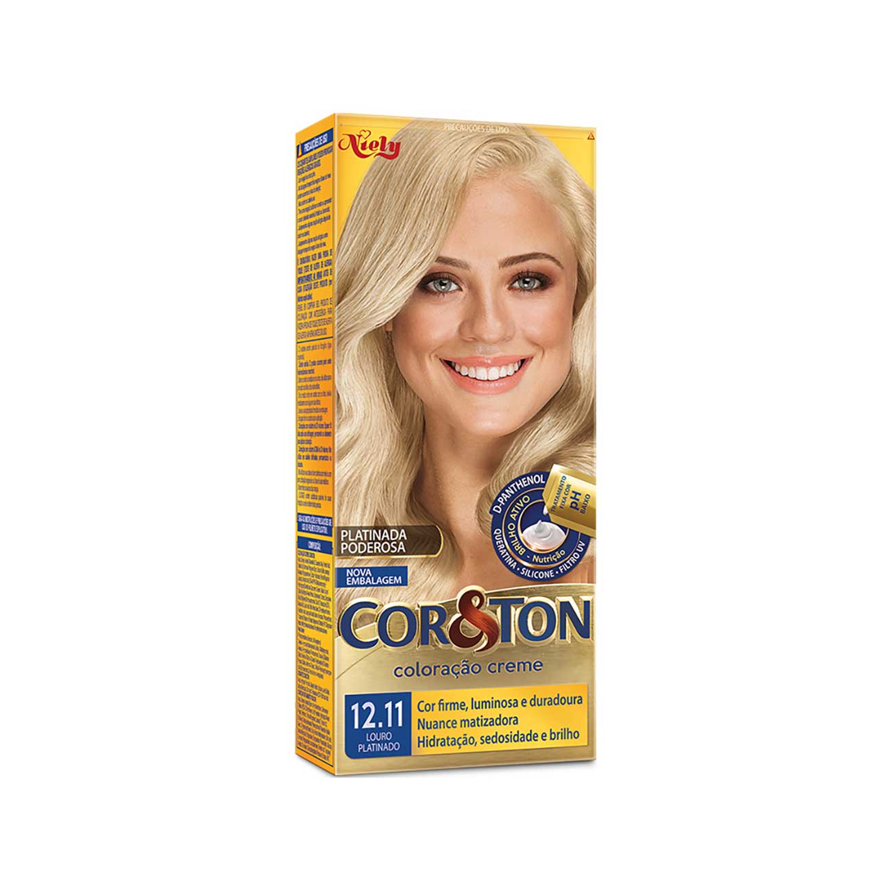 COLORACAO COR&TON MKIT 12.11 LOURO PLATINO 135G