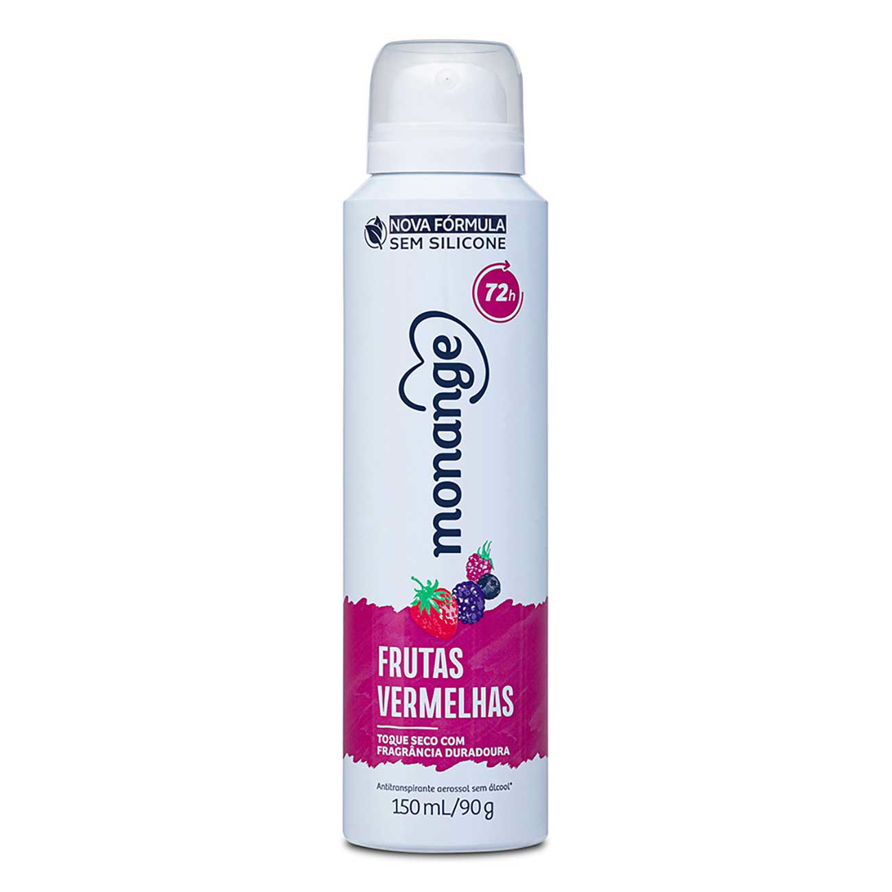 DESODORANTE AEROSSOL MONANGE 72H 150ML FRUTAS VERMELHAS