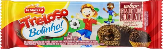 BOLO VITARELLA TRELOSO 40G BRIG.C/CHOC.