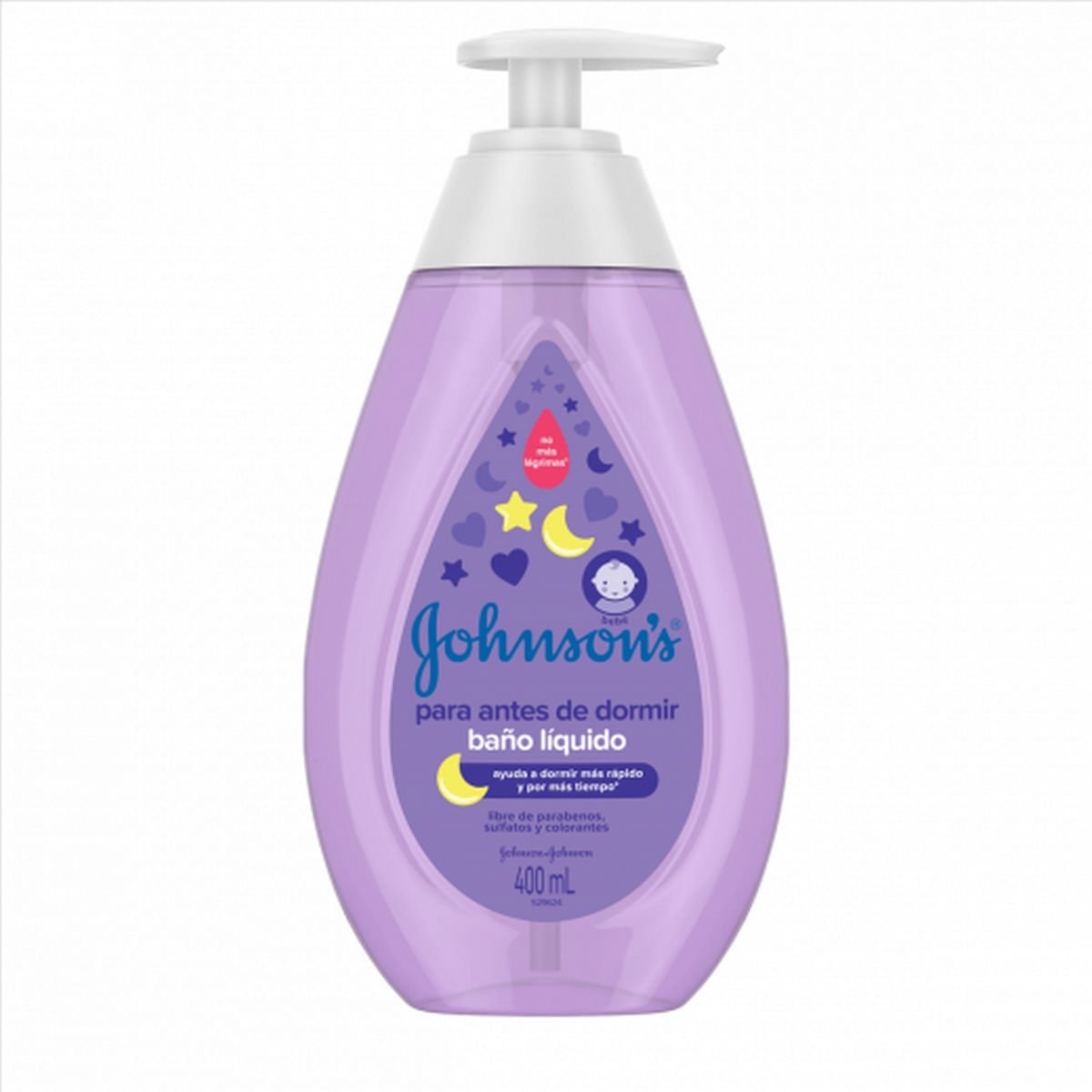 SABONETE INF LQ J&J BABY 400ML. HORA DO SONO