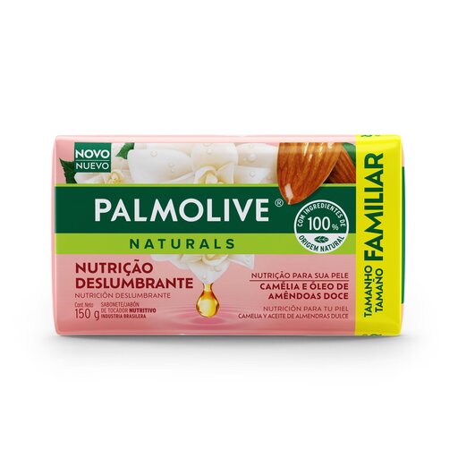 SABONETE PALMOLIVE NATS 150G. CAMELIA E OLEO DE AMENDOA