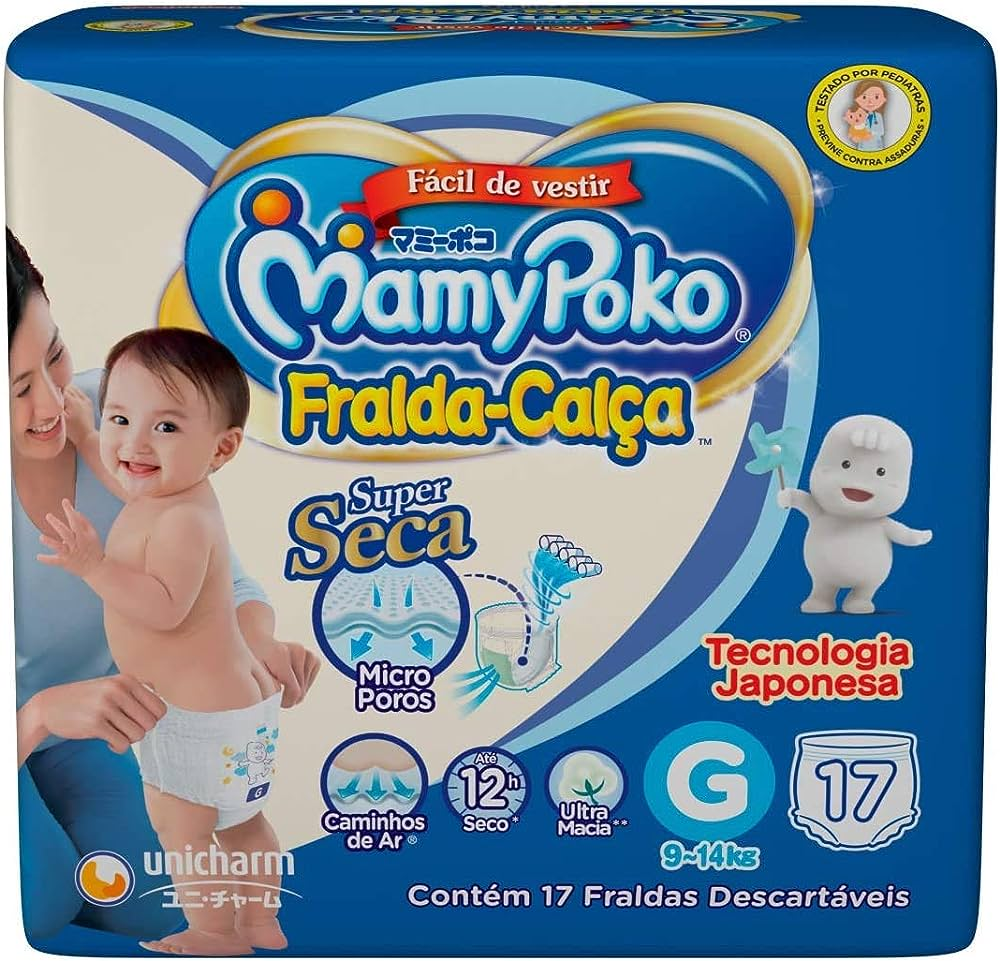 FRALDA MAMYPOKO CALCA REG. PREMIUM G C/17UN