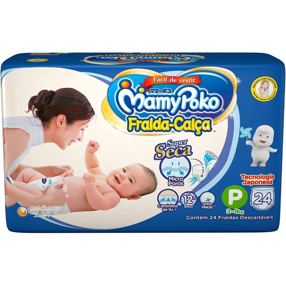 FRALDA MAMYPOKO CALCA REG. PREMIUM P C/24UN