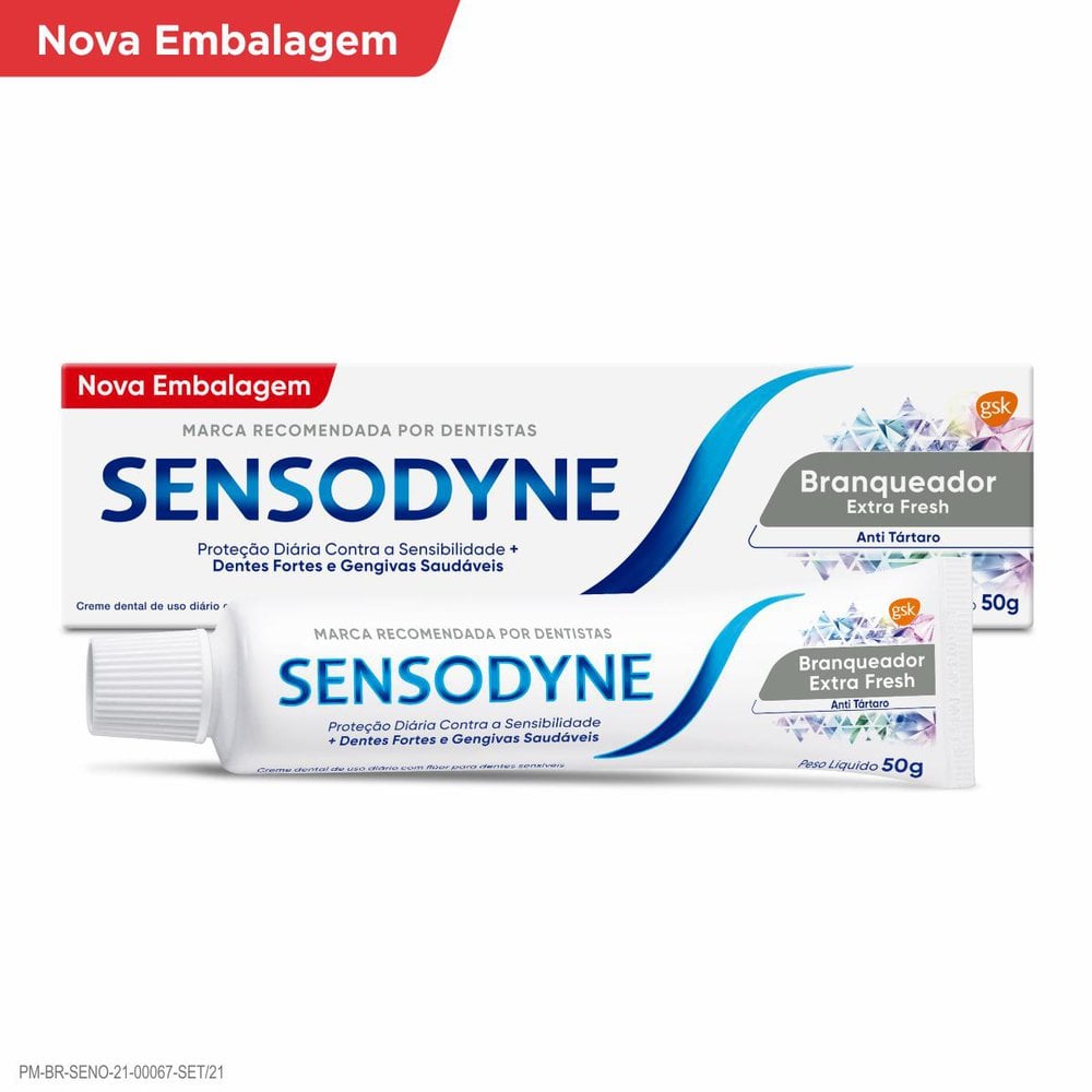CREME DENTAL SENSODYNE 50G. BRANQ. EXTRA FRESH