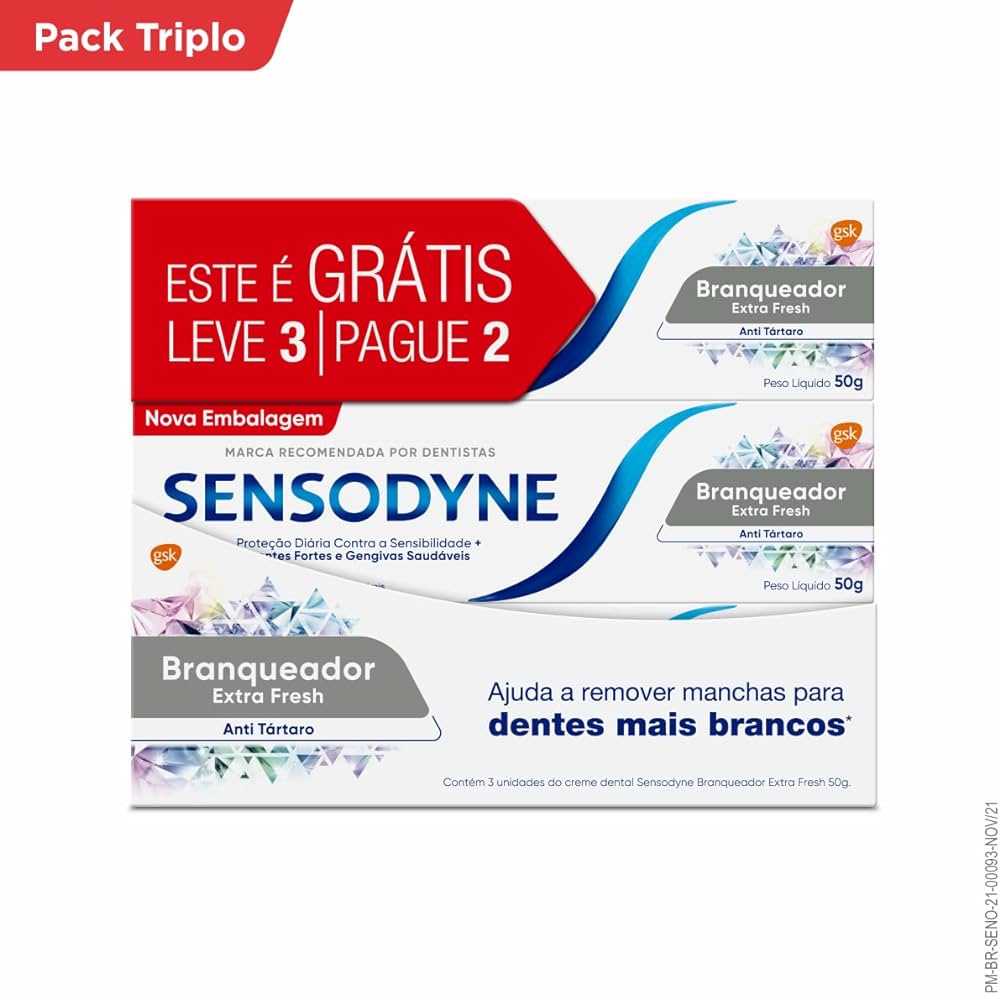 CREME DENTAL SENSODYNE 50G L3 P2 EFEITO BRANQUEADOR