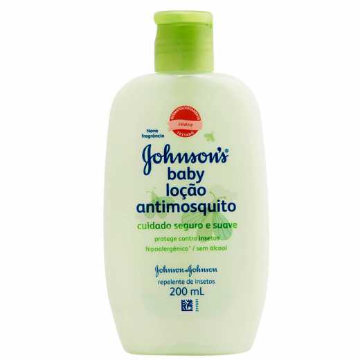 LOCAO INF J&J ANTIMOSQUITO 200 ML SEGURO E SUAVE