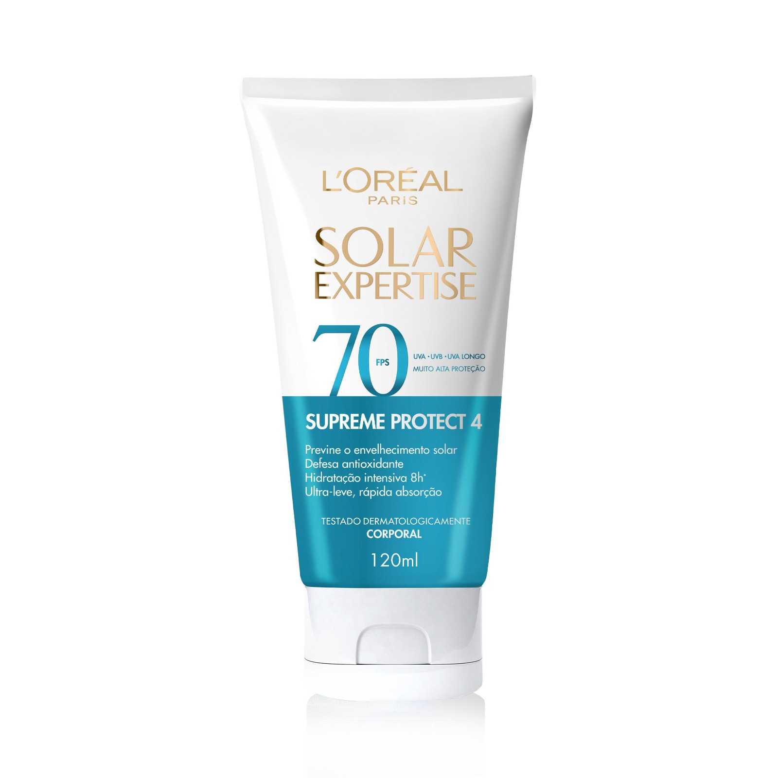 PROTETOR SOLAR LOREAL SOL. EXPERTISE FPS70 120ML SUPREME PROT 4