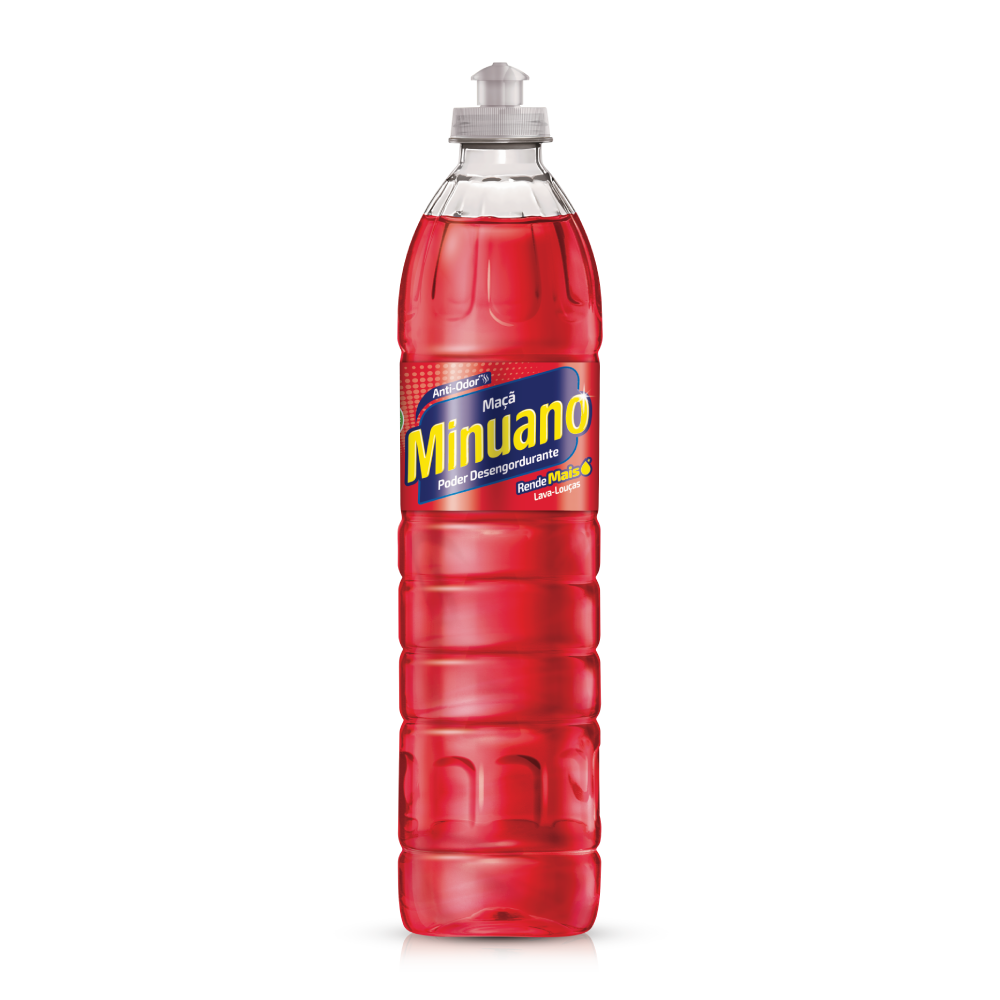 DETERGENTE LIQUIDO MINUANO 500ML MACA