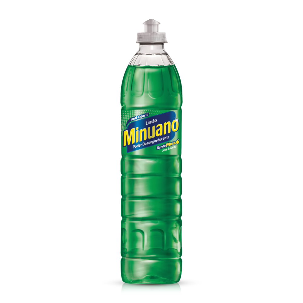 DETERGENTE LIQUIDO MINUANO 500ML LIMAO