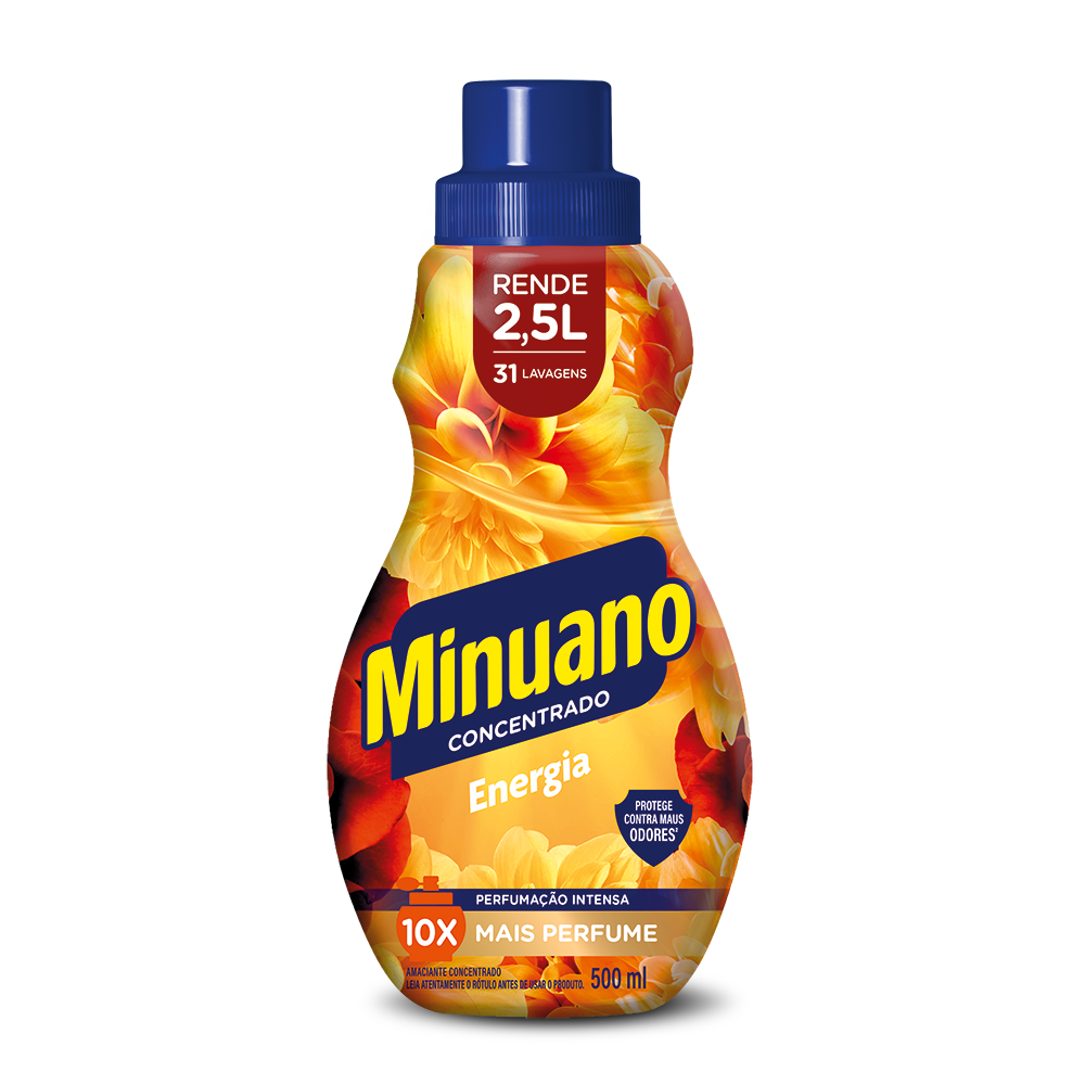 AMACIANTE MINUANO CONCENTRADO 500ML ENERGIA - LARANJA