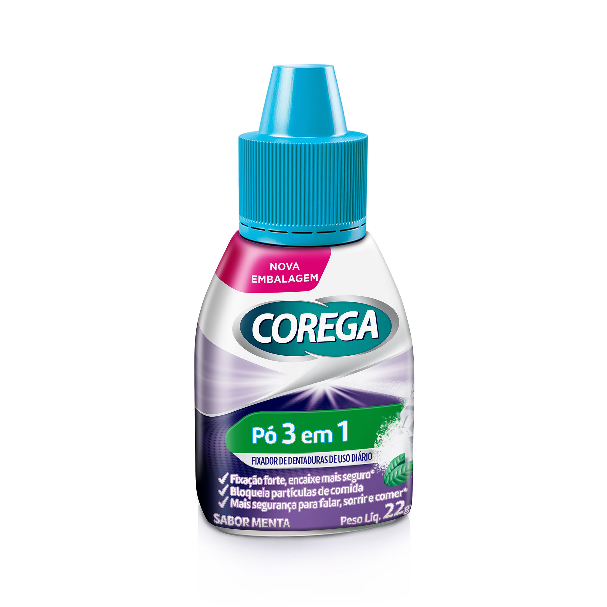 PO COREGA 3EM1 22G MENTA