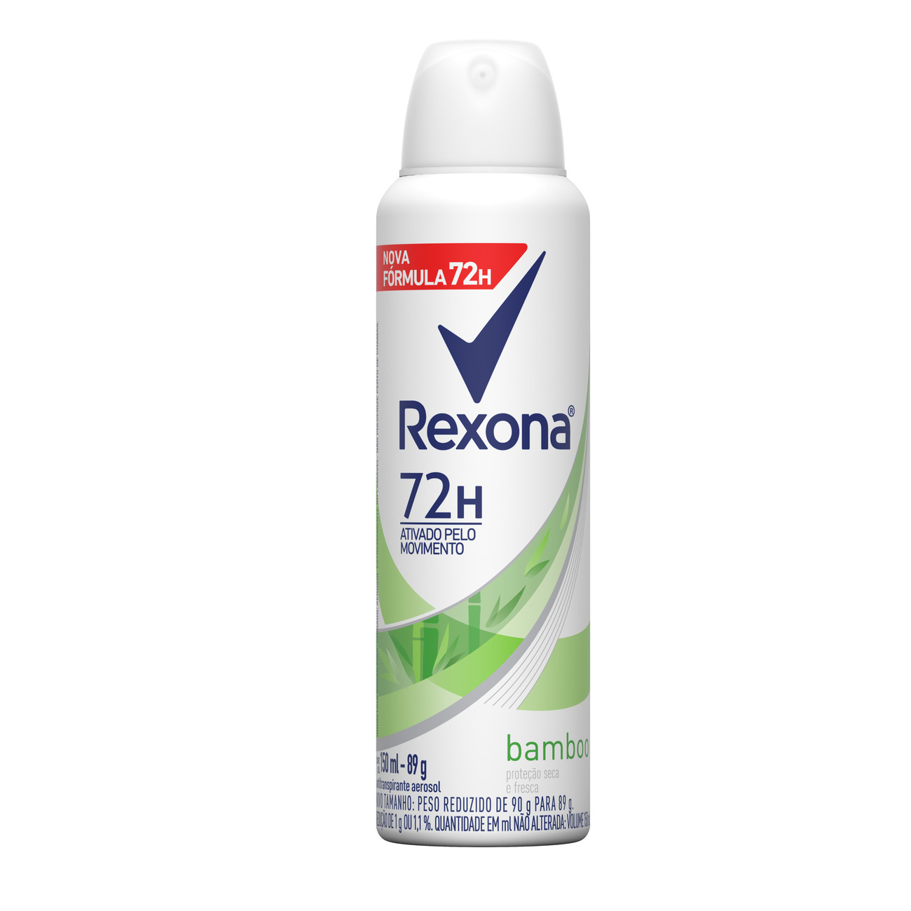 DESODORANTE AEROSSOL REXONA 150ML FEMININO BAMBOO