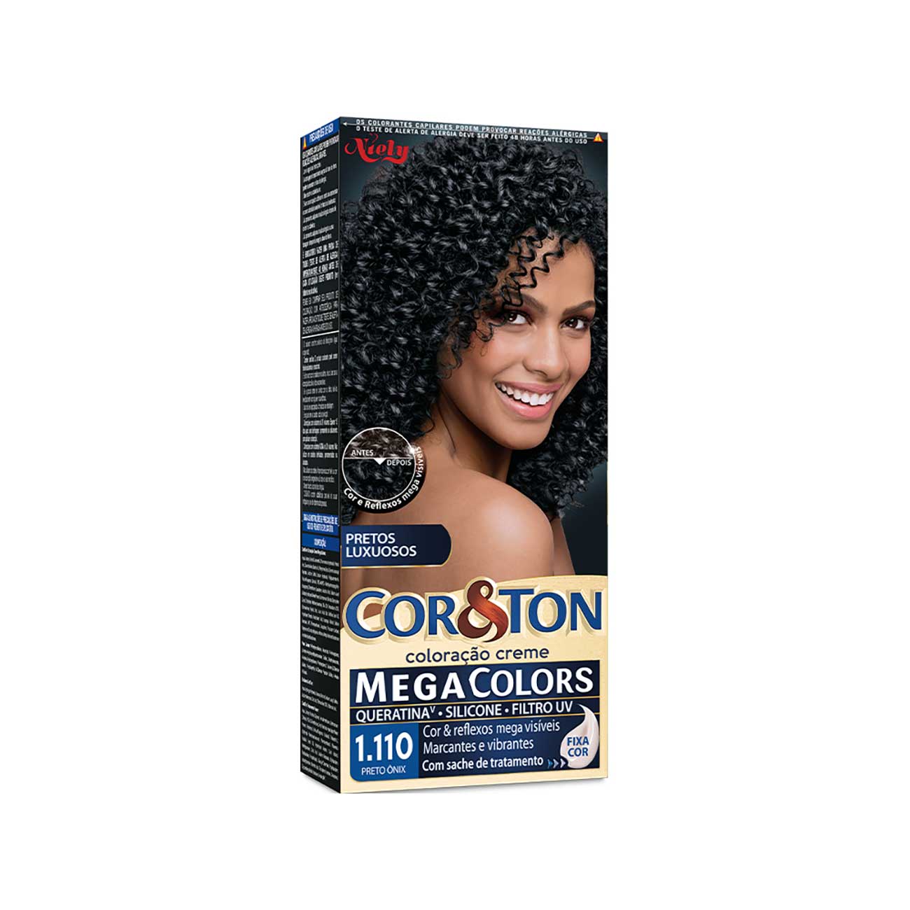 COLORACAO COR&TON MKIT M.COLORS1.110 PRET ONIX