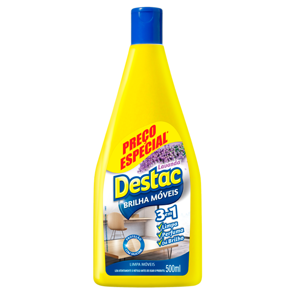 BRILHA MOVEIS DESTAC 500ML C/20% LAVANDA
