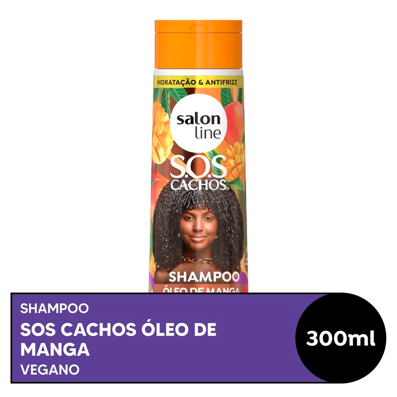 SHAMPOO SALON LINE 300 ML SOS. MANGA