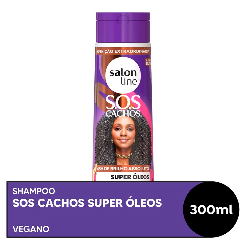 SHAMPOO SALON LINE 300 ML SOS. NUTRITIVO