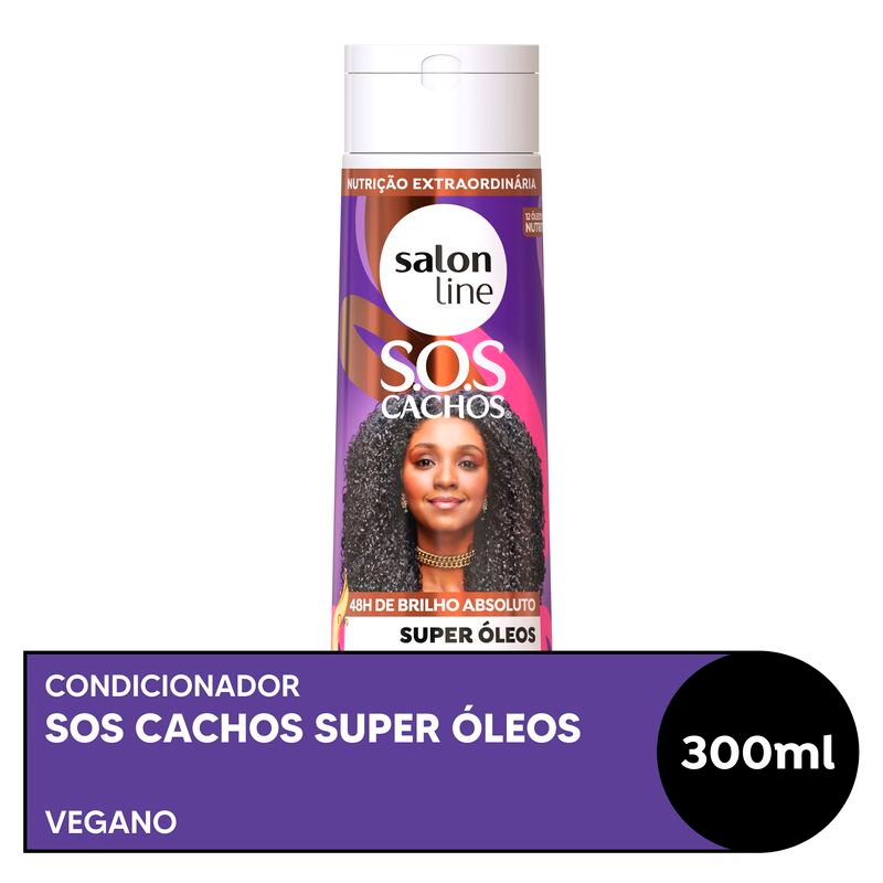 CONDICIONADOR SALON LINE 300ML SOS. NUTRITIVO