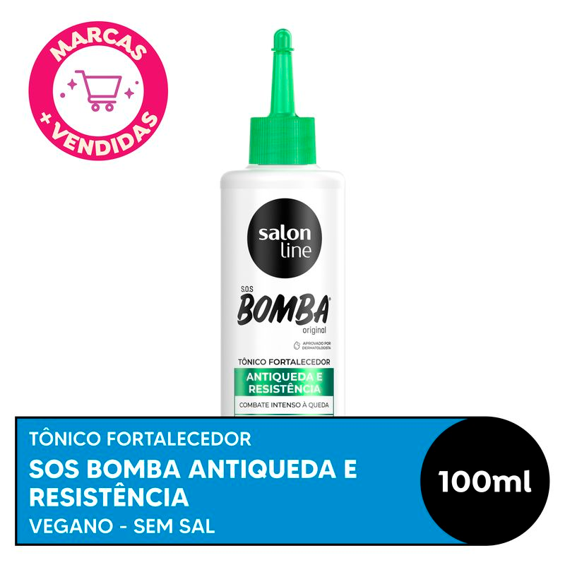 TONICO FORTALECEDOR SALON LINE BOMBA 100ML ANTIQUEDA