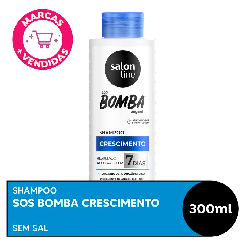 SHAMPOO SALON LINE SOS BOMBA 300ML CRESCIMENTO
