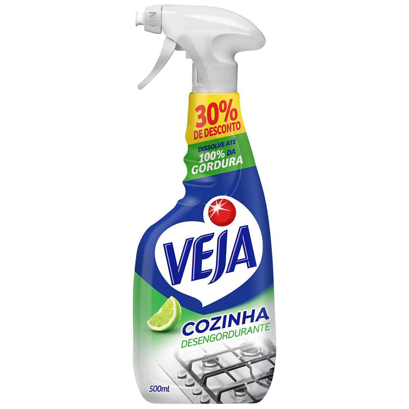LIMPADOR VEJA DESENGORDURANTE PULVERIZADOR 500ML C/30% DESC GOLD COZINHA