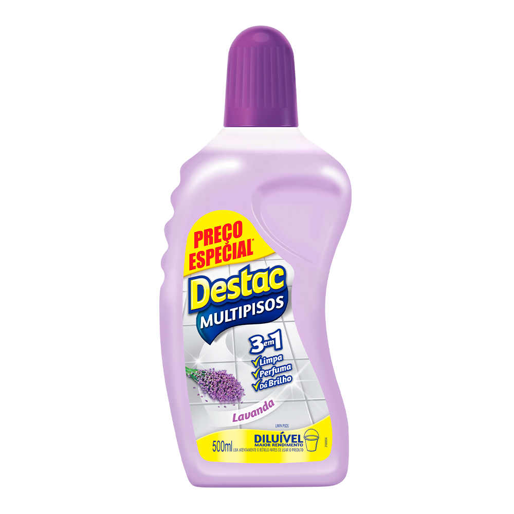 LIMPADOR DESTAC 500ML C/20% DESC LAV/ALF MULTIPISOS