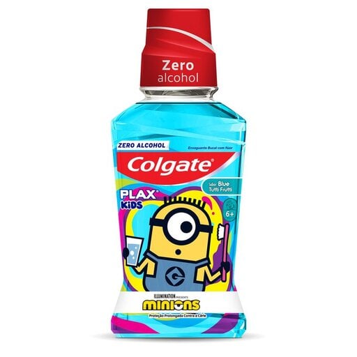 ENXAGUANTE BUCAL COLGATE PLAX KIDS 250ML MINIONS