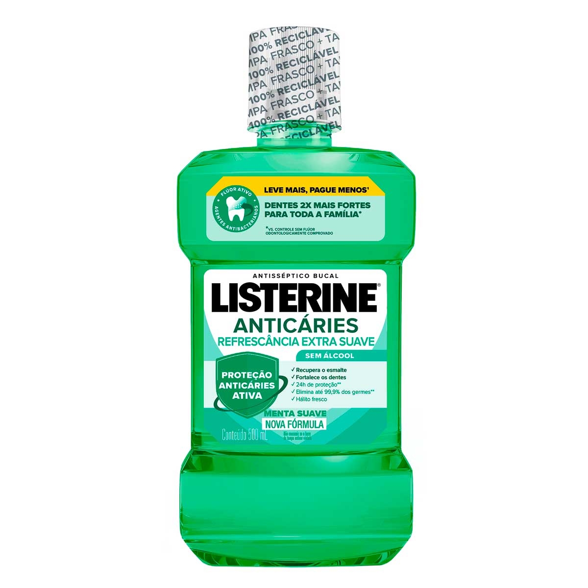 ENXAGUANTE BUCAL LISTERINE 250 ML ANTICARIES ZERO