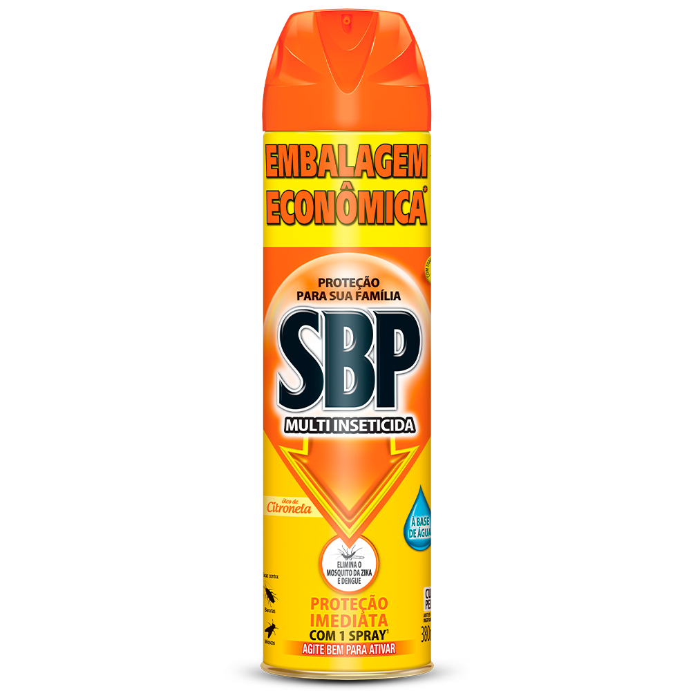INSETICIDA SBP AER 380 ML MULTI INSETICIDA CITRONELA