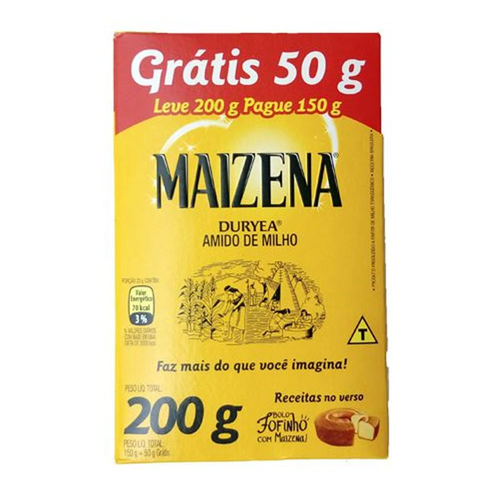 AMIDO DE MILHO MAIZENA LEV200 PG150 G