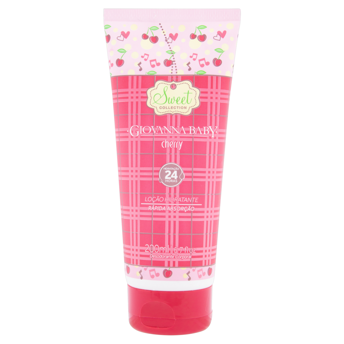 LOCAO HID GIOVANNA BABY DES 200ML CHERRY