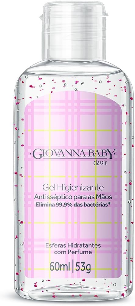 GEL HIG GIOVANNA BABY 60ML P/MAOS C/12UN CLASSIC