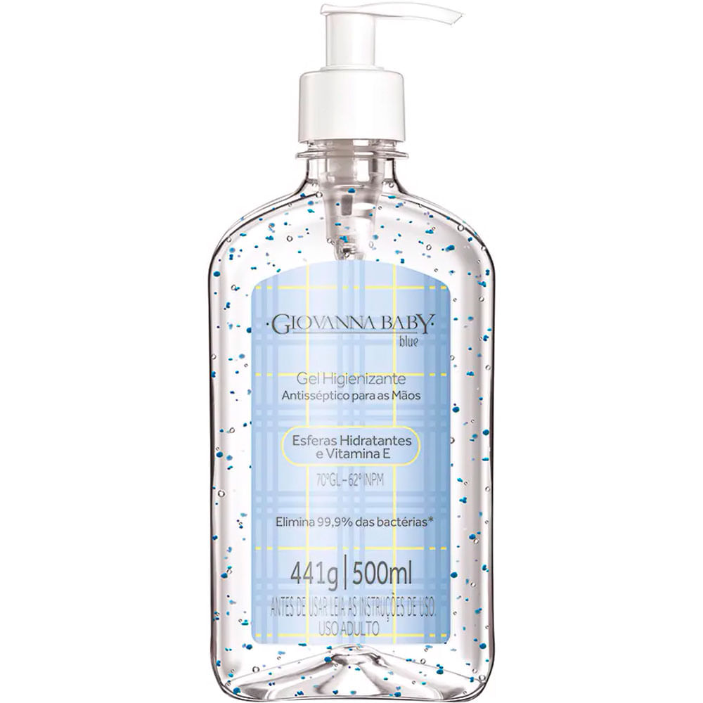 GEL HIG GIOVANNA BABY 500ML P/MAOS BLUE