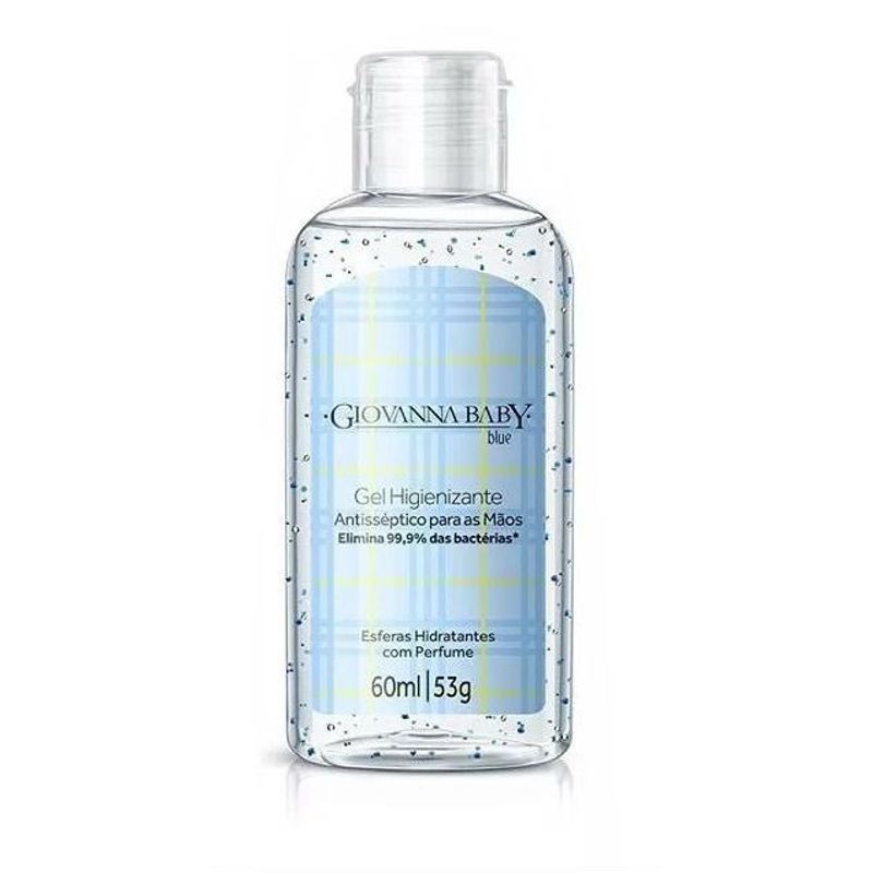 GEL HIG GIOVANNA BABY 60ML P/MAOS C/12UN BLUE
