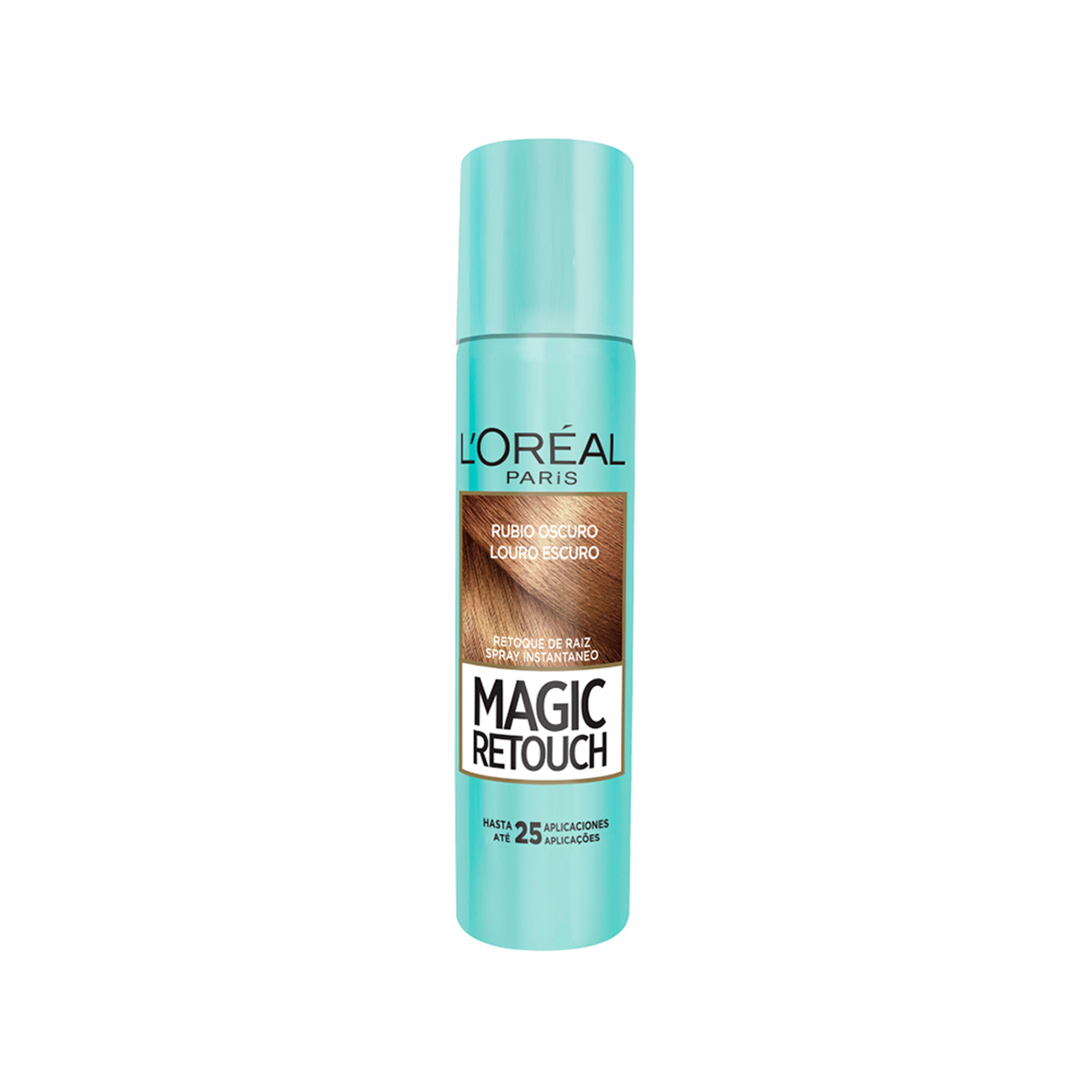 COLORACAO SPRAY MAGIC RETOUCH RETOQ RAIZ LOURO ESCURO
