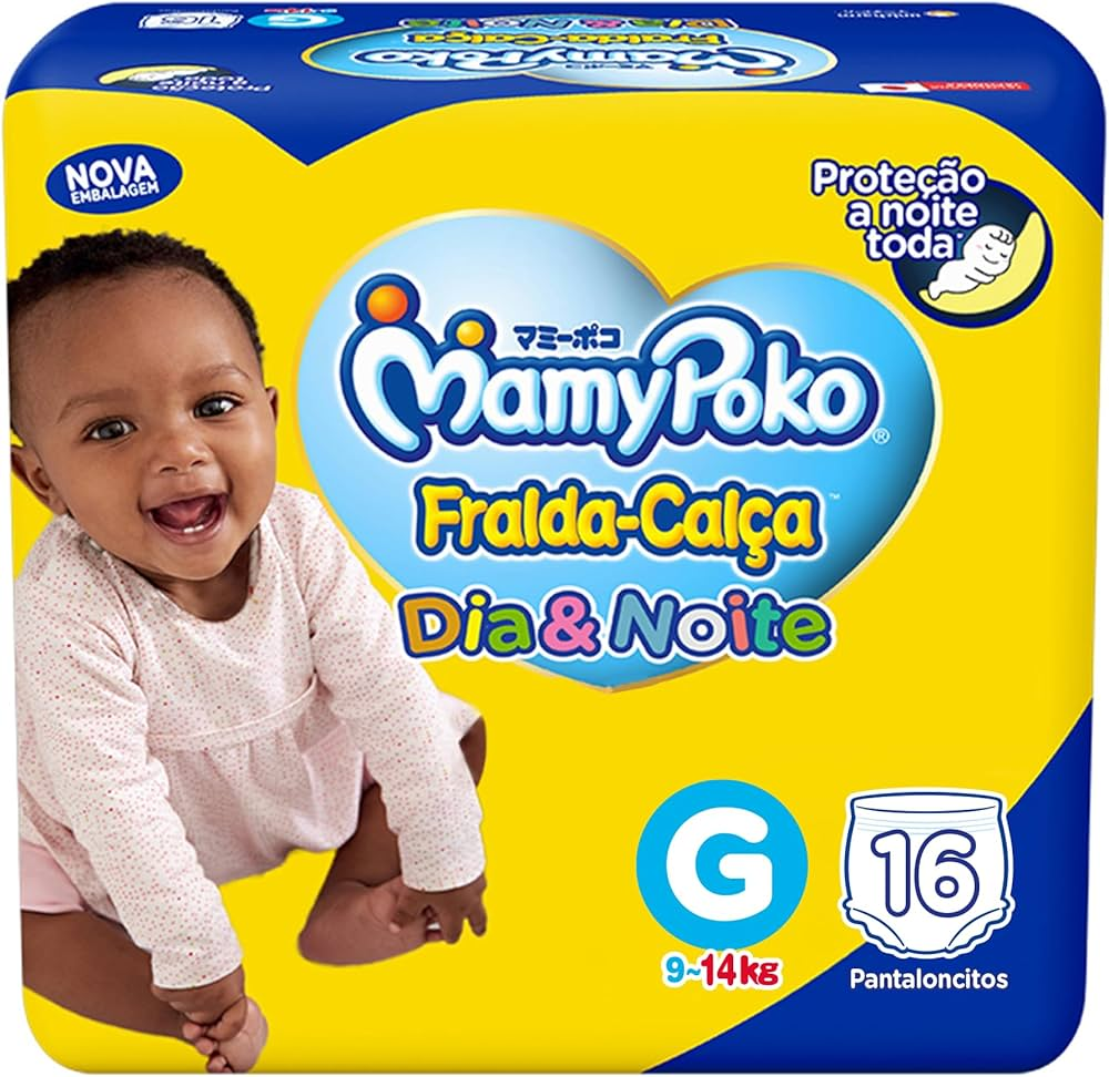 FRALDA MAMYPOKO CALCA REG DIA&NOITE G C/16UN