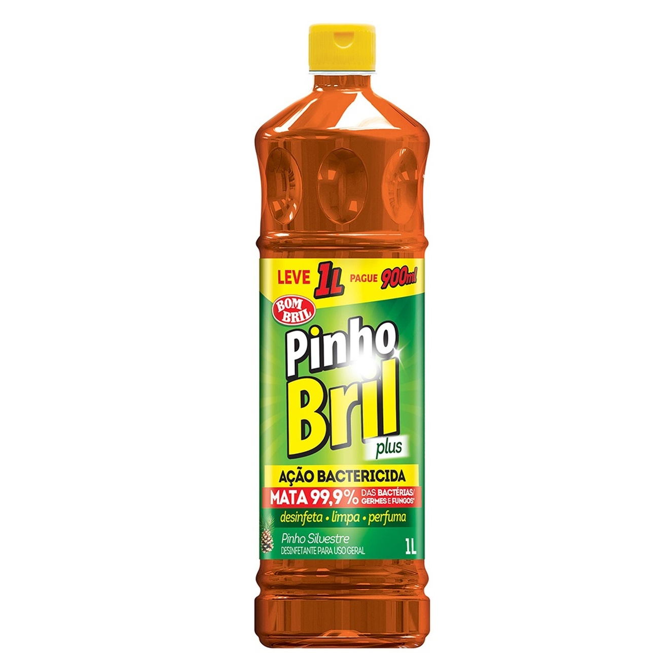 DESINFETANTE PINHO BRIL PG1000 LV900ML SILVESTRE PLUS