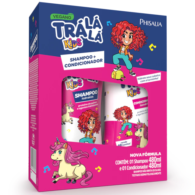 KIT SH+CO TRALALA 480ML+CC PENT HIDRAKIDS
