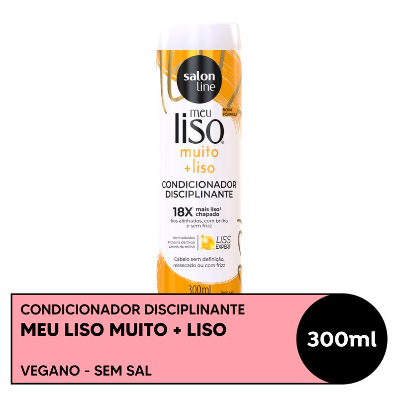 CONDICIONADOR SALON LINE MEU LISO 300ML MUITO MAIS LISO
