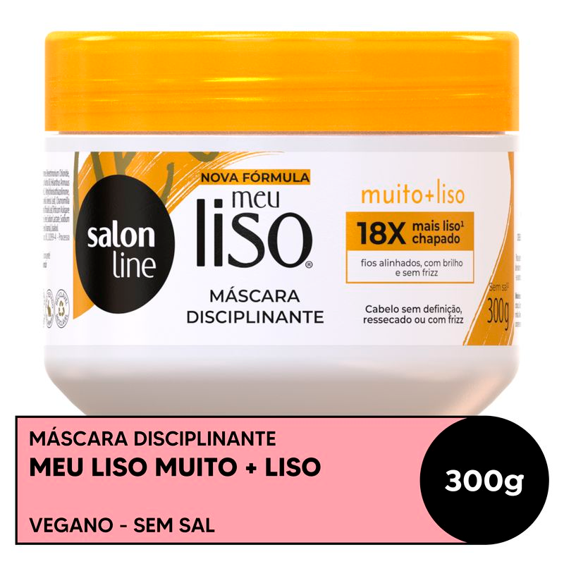 MASCARA MEU LISO SALON LINE 300G MUITO + LISO