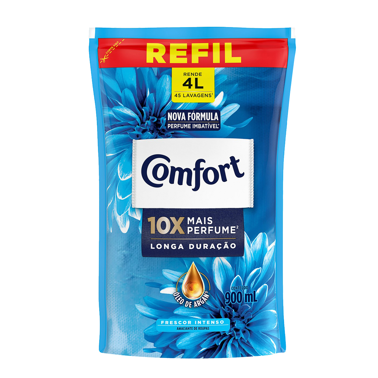 AMACIANTE COMFORT CONCENTRADO REFIL 900ML FRESCOR INTENSO
