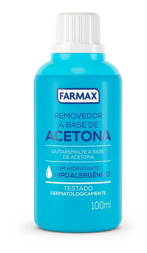 REMOVEDOR A BASE ACETONA FARMAX 80ML