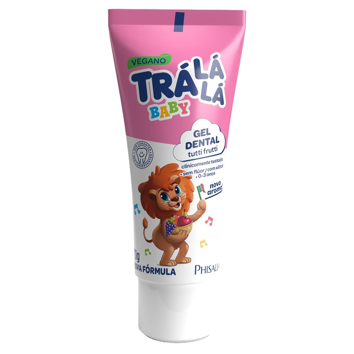 CREME DENTAL TRALALA KIDS GEL 70G TUTTI FRUTTI