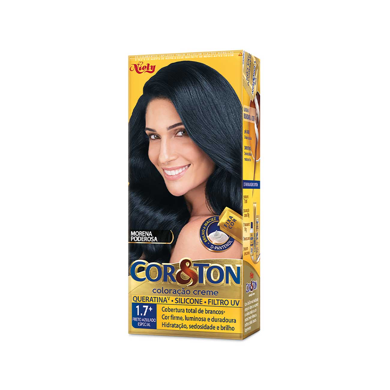 COLORACAO COR&TON MKIT 1.7 + PRETO AZUL ESPECIAL 135G