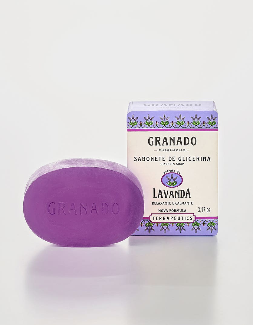 SABONETE GRANADO GLICERINA TERAPEUTICS 90G 90G LAVANDA