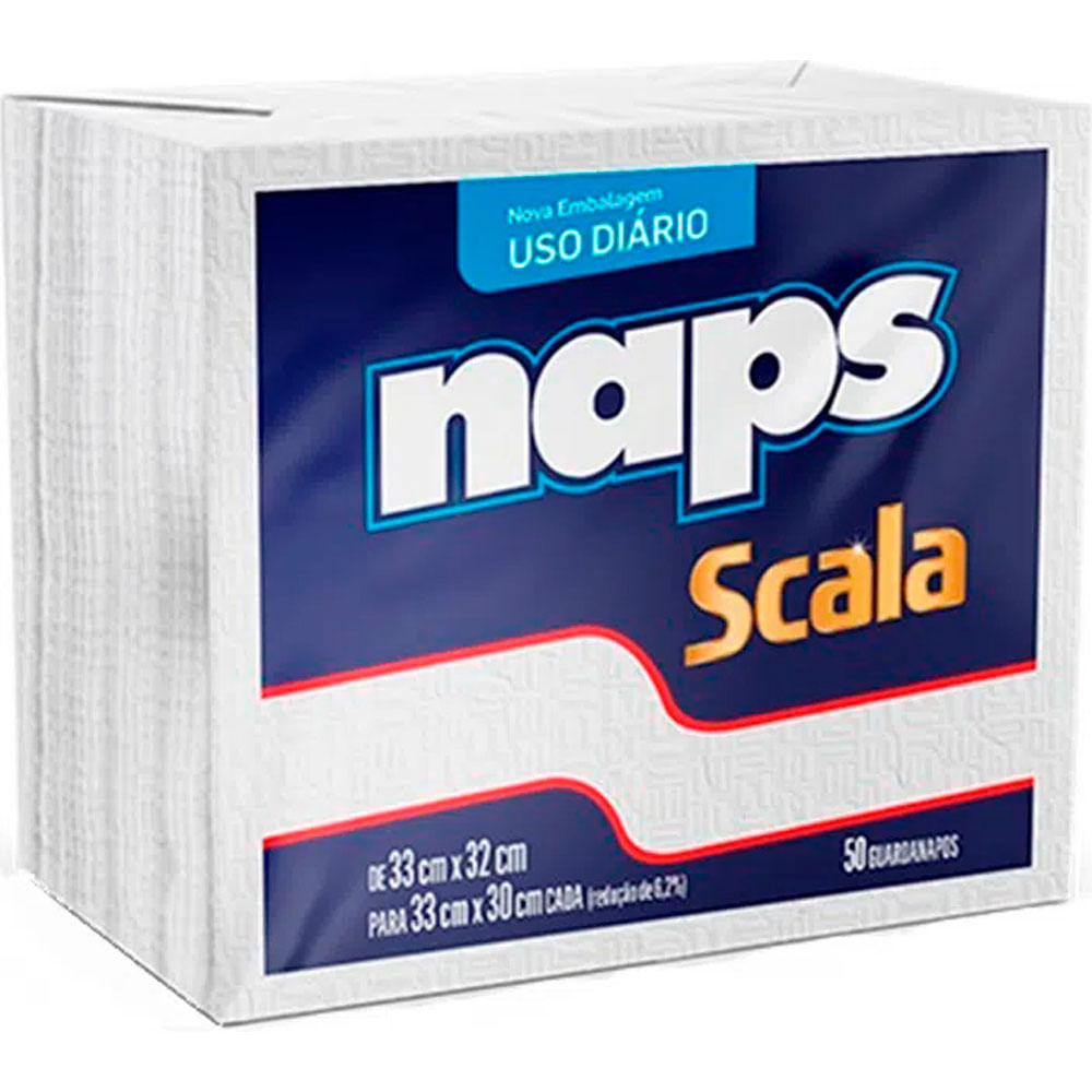 GUARDANAPO NAPS 33X30 C/50UN