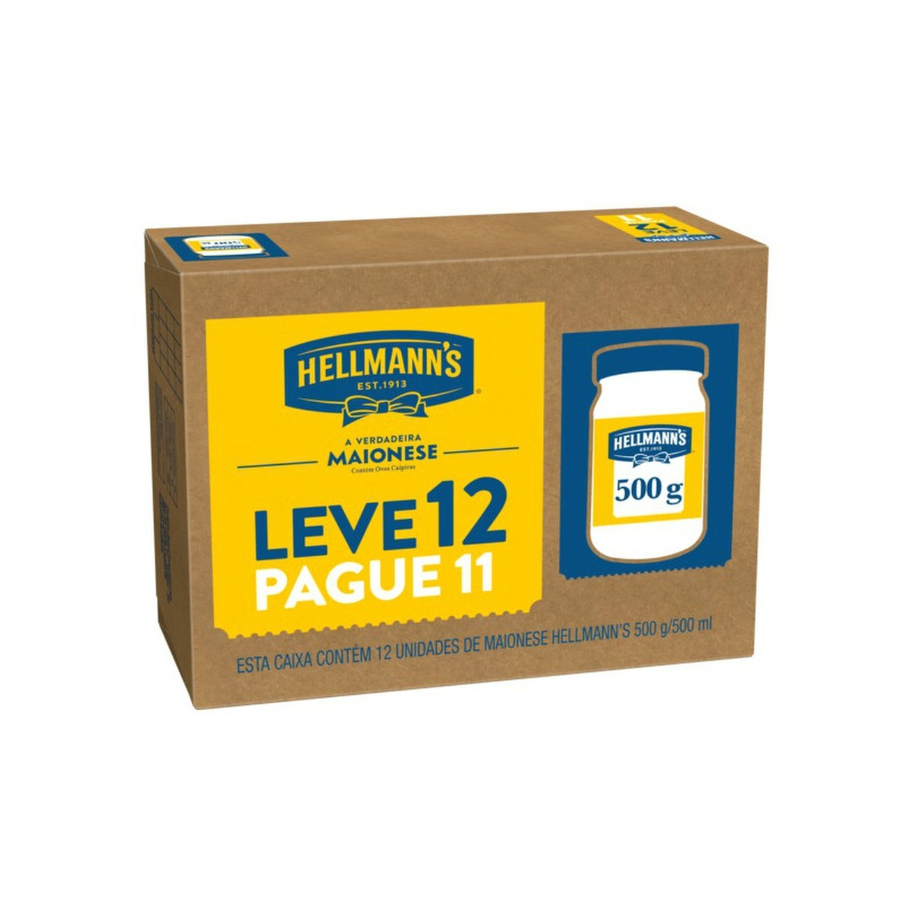 MAIONESE HELLMANNS PET 500G L12 PAG11 REGULAR
