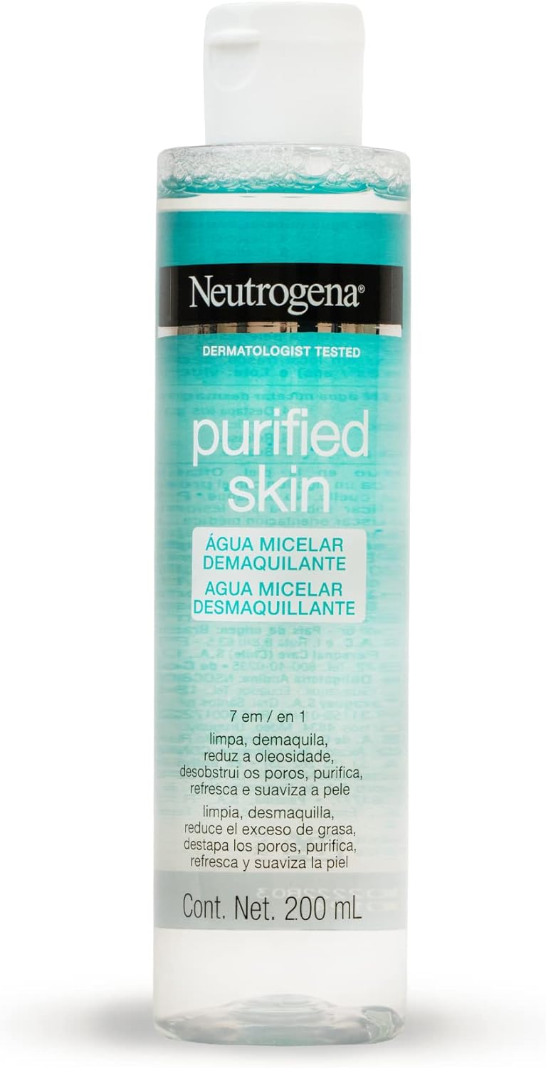 LOCAO NEUTROGENA AGUA MICELAR 200ML 7EM1 PURIFIED SKI